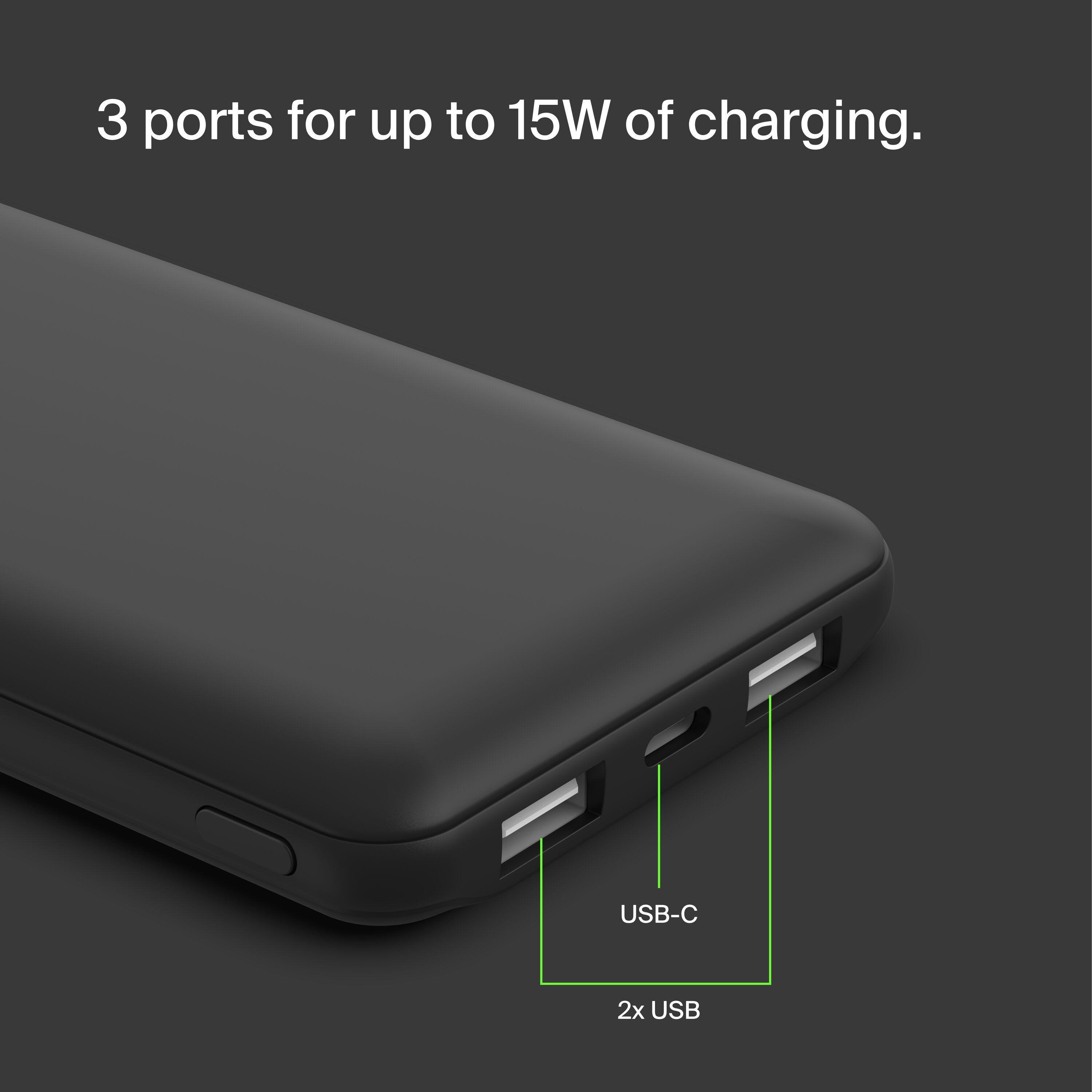 Belkin BoostCharge 10K USB-C Power Bank, Black photo 7