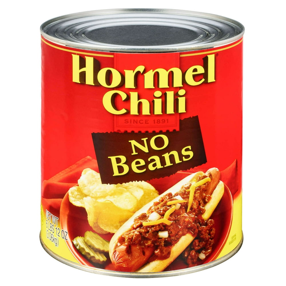 Hormel Chili No Beans, 108 Ounce - Walmart.com - Walmart.com