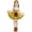 Yellow, variant on LUOGENLI Dress Girl's European Festival Festival Festival Performance Color Short Skirt Set Dress for Girls Denim Black M