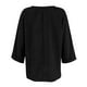 thumbnail image 4 of Ailaofu Women's V Neck Summer Tops Casual Henley Button Down T Shirts, 4 of 5
