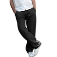 thumbnail image 3 of ORQ Men's Solid Draw String Pockets Relaxed Jogger Sweatpants, 3 of 6