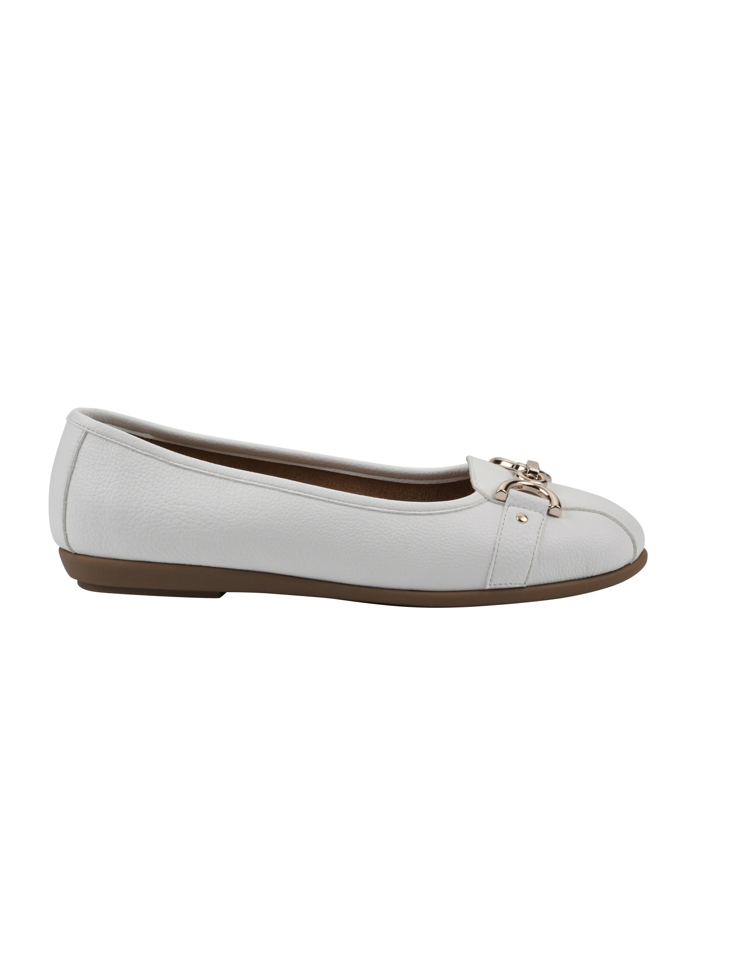 Aerosoles Big Ben Women's Comfort Buckle Ballet Flats, Wide Width Available
