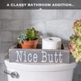 thumbnail image 2 of Caja decorativa de baño MAINEVENT Nice Butt Farmhouse de 2 caras, 2 of 9