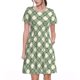 thumbnail image 1 of Disketp Daisy Plaid Green para Vestido de Manga Corta para Mujeres, Vestidos de Verano para Mujeres, Casual y Holgado para la Playa, 1 of 6