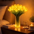 thumbnail image 2 of Artificial Tulip Flowers LED Lights, 15 PCS Radiant Romantic Tulip Light, Twinkling LED Tulips, Flower Shaped Ambient Night Lamp for Bedroom Bedside Decor, 2 of 7