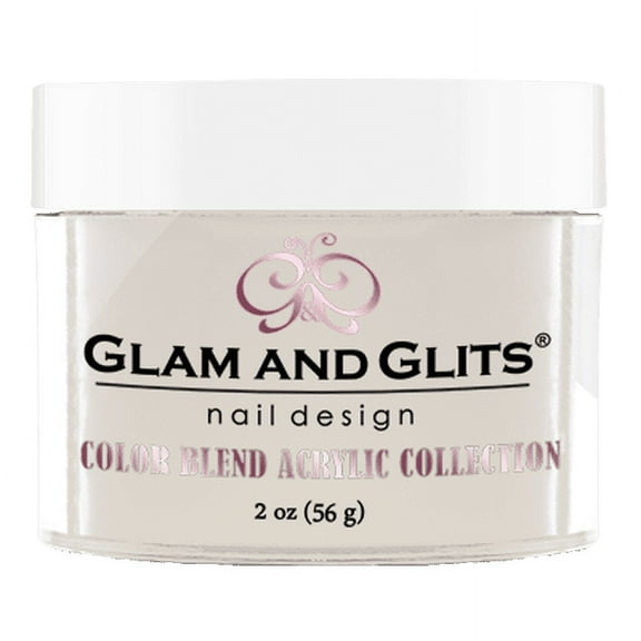 GLAM & GLITS - Nail Acrylic Color Powder from BLEND Collection 2oz/jar - BL3010 Stay Neutral