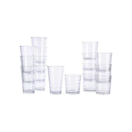 

Gibson 78979-16RR Swirl Glass Tumbler Set Glass