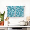 thumbnail image 6 of Teal Green Kitchen Towels Decorative Set Set of 2 Absorbent Dish Towels for Kitchen Bathroom Farmhouse Home Decor (Seahorse Corals, 16x24 Inch), 6 of 6