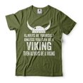 thumbnail image 4 of Mens Always Be A Viking T-Shirt Viking Warrior Tee Norse Nordic Mythology Shirt Viking Gifts (4X-Large Navy Blue), 4 of 6