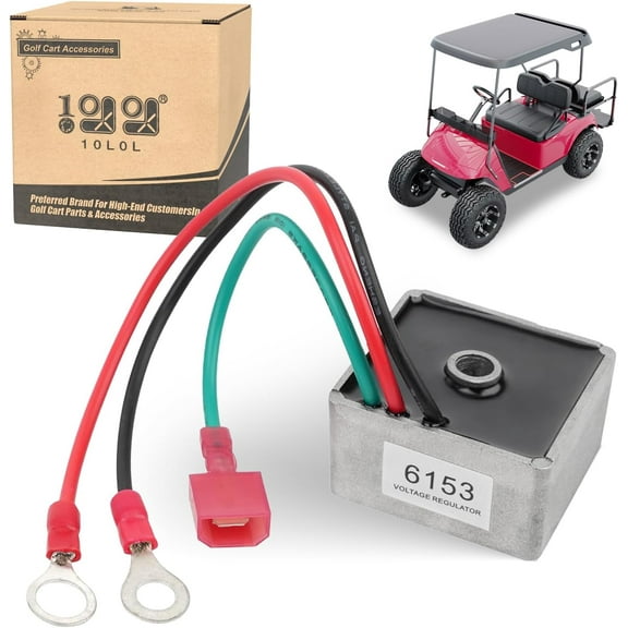 ABPETE 10L0L Voltage Regulator Rectifier for EZGO 1994-up Gas Golf Cart, Club Car 1984-1991, Columbia/ParCar 1982-1994, OEM# 27739-G01 27739G01 435-203