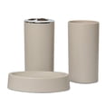thumbnail image 4 of Juego de accesorios de baño 6x Jabonera encimera decorativa Beige Sunnimix bote de basura del baño, 4 of 6