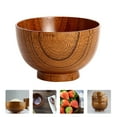 thumbnail image 6 of Worgeous Brown Plastic Food Bowl for Home Use and Safe for Baby and Adults 7 inch, 6 of 8