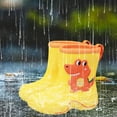 thumbnail image 2 of Siilsaa Rain Boots Kids Kids Waterproof Rain Boots Girls Boys Outdoor Mud Boots Children Insulated Rubber Rain Boots Yellow,4, 2 of 5