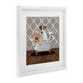 thumbnail image 3 of Stupell Industries Bath Buddies Dog Trio White Framed Print Under Glass design by Marcus Prime, 16 x 16, 3 of 10