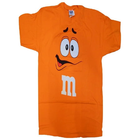 M&M'S - M&M M&M's Candy Silly Character Face T-Shirt (XX-Large, Orange ...