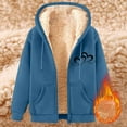 thumbnail image 2 of GigrtiJin Mens Cardigan Jacket Solid Color Full Zip Printed Hooded Fleece Sweatshirt with Pocket Winter Thermal Cozy Hoodies, 2 of 3