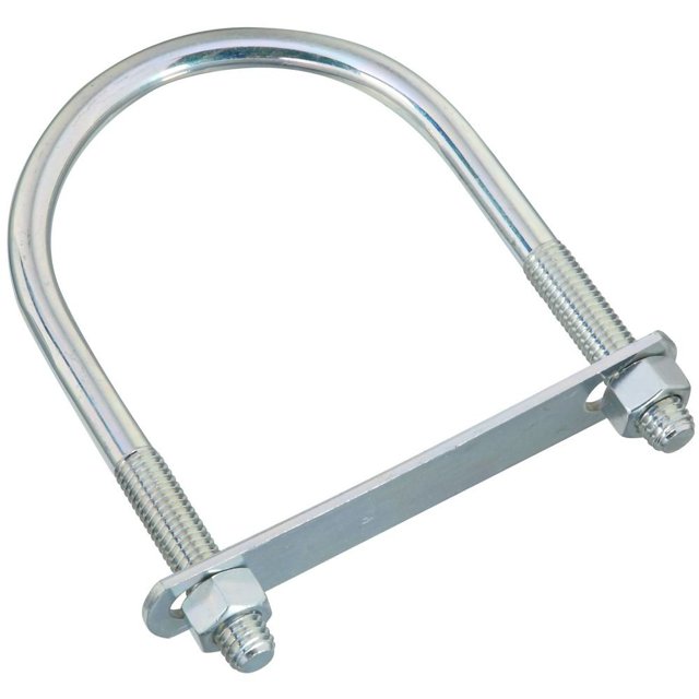 U Bolt National Hardware N347-823 2190BC chapado en zinc, 1,27 x 10,16 x 16,51 cm