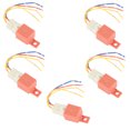 thumbnail image 1 of Auto Ac Relay Ac Delay Relay 12v Car Relay 5Pcs Universal Air Conditioning Delay Relay Auto 4 PIN Normally Open Waterproof W/Socket 40A 1.8W 12V, 1 of 8