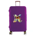 thumbnail image 1 of Travel Luggage Cover Baggage Suitcase Protector Washable Reusable Dustproof Scratch-proof Suitcase Cover Butterfly Print Pattern 8butterfly letter X M, 1 of 6