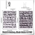 thumbnail image 4 of HAOAN 24Sheets 400pcs Large Letter & Number Stickers 2.5 Inch Self Adhesive Letters Stickers Big Font Stickers, 4 of 7