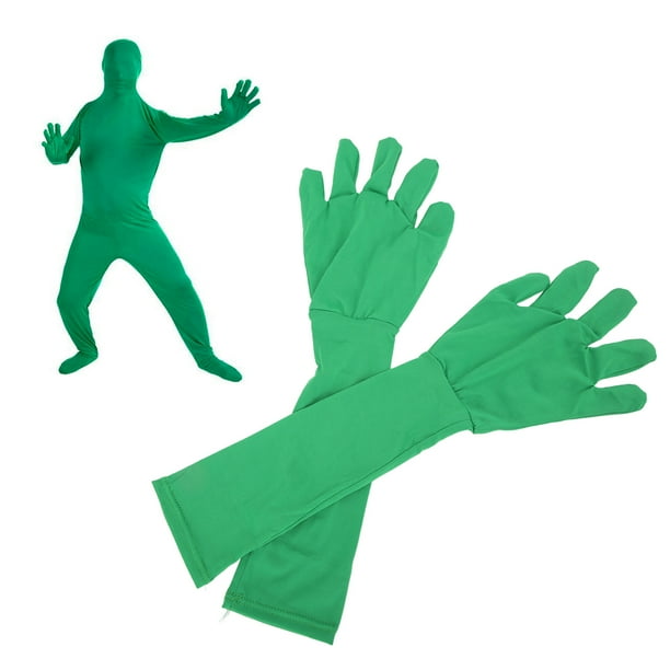 Guantes de Guantes 2pcs Guantes de Pantalla Verde de Cromay Universal