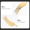 thumbnail image 2 of 1 Set Dessert Spoon Convenient Appetizer Fork Stainless Steel Flatware Dinnerware, 2 of 6