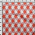 thumbnail image 4 of oneOone Cotton Flex Red Fabric Argyle Sewing Fabric By The Yard Printed Diy Clothing Sewing Supplies 40 Inch Wide, 4 of 4