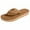 Brown, variant on Islander Men Women All-Weather Comfortable Beach Flip-Flop Sandals Slippers - Brown - M6/W8