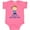 Hot Pink, variant on Inktastic Future Lacrosse Star Boy Boys Baby Bodysuit