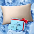 thumbnail image 1 of Funda de almohada Rifens Ice Cooling para personas que duermen en caliente, color beige, 1 of 1