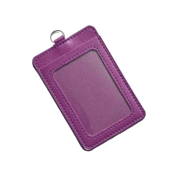 Sidaley 10 Uds. Carcasa protectora para titulares de tarjetas de identificación funda para tarjetas de bus múltiple Vertical/púrpura Type3 NO3