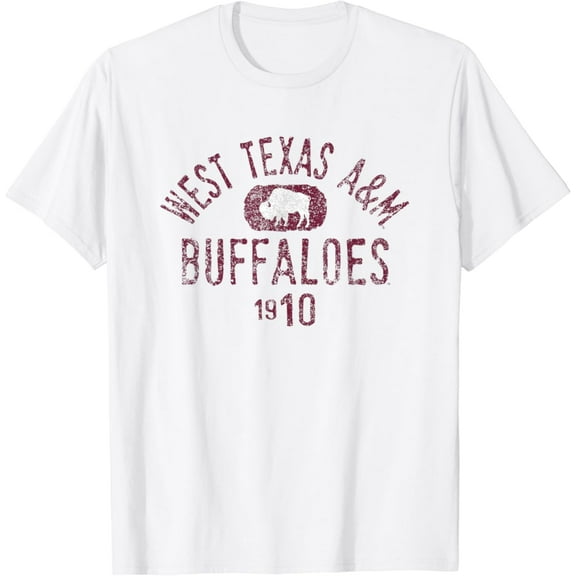 West Texas A&M Buffaloes 1910 Vintage Logo T-Shirt