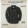 thumbnail image 2 of Legendary Whitetails Men's Buck Camp Flannel Shirt Long Sleeve Button Down 100% Cotton, 2 of 6