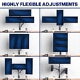 thumbnail image 4 of VIVO Pneumatic Triple Ultrawide Monitor Wall Mount for up to 49" Screens, 4 of 8