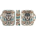 thumbnail image 2 of ZUXONGSY Navajo Aztec Wolf Print Bible Cover for Women Quilted Bible Carrier Large ChuZU Bag with Multiple Pockets Carrying Book Case for Essentials, 2 of 7