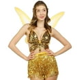 thumbnail image 4 of Funcredible Fairy Costume Accessories Set | Fairy Wings, Fairy Crown with Glitter | Gold Tooth Fairy Wings, 4 of 5