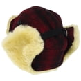 thumbnail image 2 of New Woolrich Heritage Plaid Aviator Hat (M - Brown), 2 of 3
