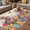 Yellow, variant on Easter Bunny Outdoor Rug for Patio/Deck/Porch, Non-Slip Large Area Rug 6 x 9 Ft, Colorful Eggs Spring Tulips Flower Blue Stripes Indoor Outdoor Rugs Washable Area Rugs, Camping Rug Carpet Runner