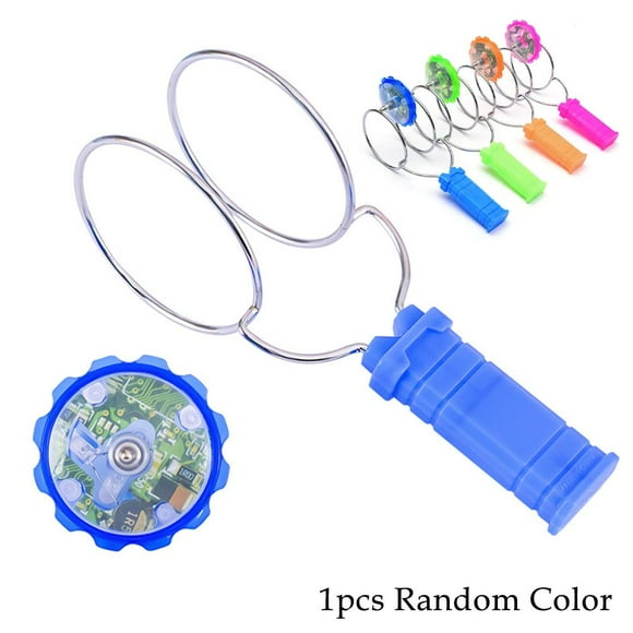 1x LED Light Magnetic Gyro Wheel Hand Spinner Magic n ew Toy Spin Y5O2