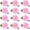 Pink, variant on 12-Pack Lapel Pin for Men, Handmade Flower Brooch Button Pins Men Suits, Formal Boutonnieres