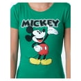 thumbnail image 5 of Disney Womens' Classic Comfy Mickey Mouse Character Crewneck Shirt Top, 5 of 5