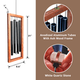 thumbnail image 4 of Wood Wind Chimes for Outside - Deep Melodic Windchimes Outdoors Unique, for Loss of Loved Ones, Sympathy Gift, Memorial Gifts, and Patio Decoration, 4 of 6