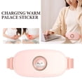 thumbnail image 1 of Space Capsule Warm Uterus Belt USB Calefacción Cintura Compresa caliente Masajeador (Rosa), 1 of 6