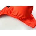 thumbnail image 4 of kamemir Mens Jockstraps Mens T-Back Thongs Sexy Low Rise Briefs Pouch Underwear(Orange,L), 4 of 5