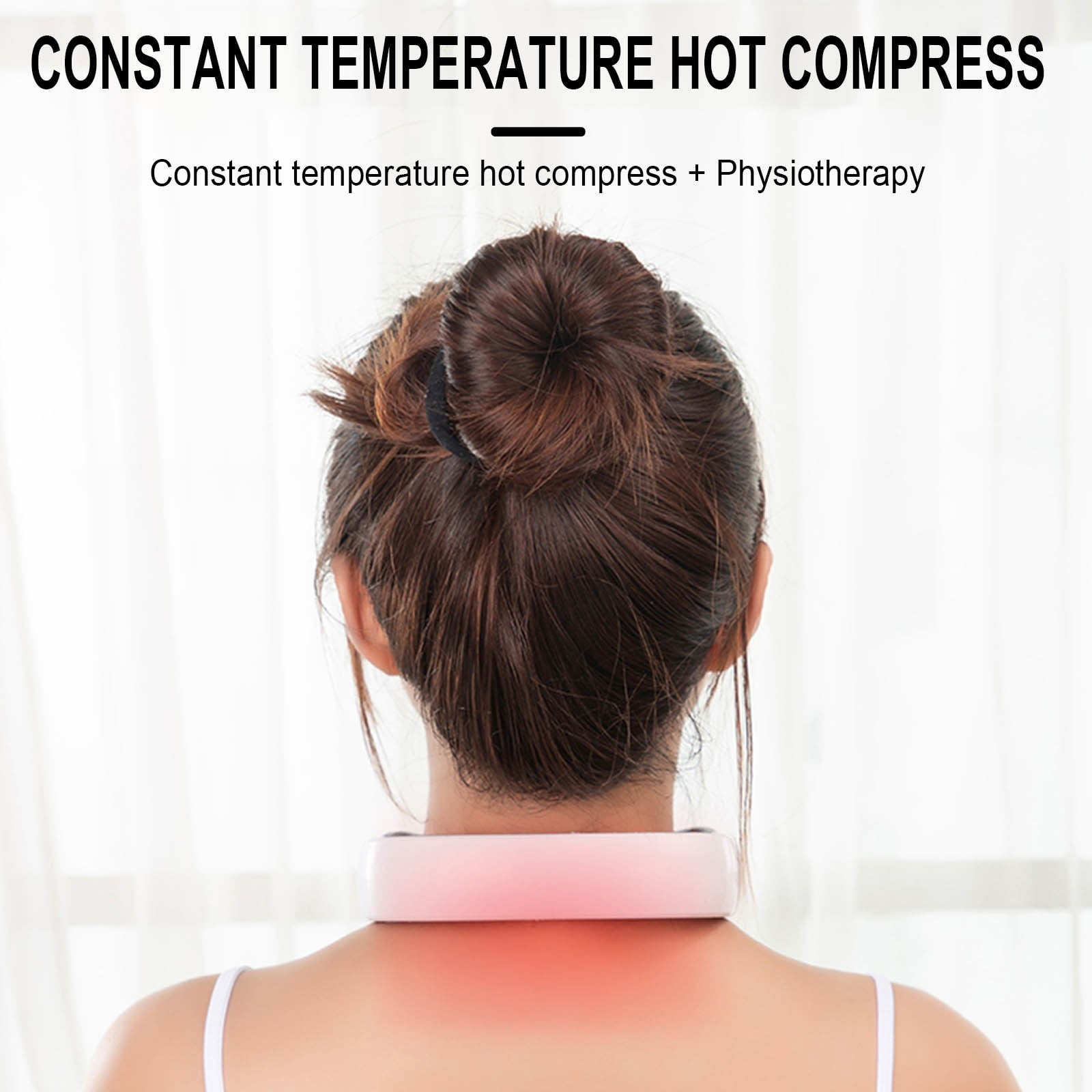Smart Neck Massager With Heat - Wireless Charging Model For Relaxation And Pain Relief
