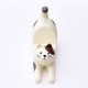 thumbnail image 1 of Soporte para teléfono móvil de gato - Soporte para teléfono móvil en forma de gatito de resina esculpida, gato crema con soporte para teléfono inteligente (blanco) brillar Electrónica, 1 of 4