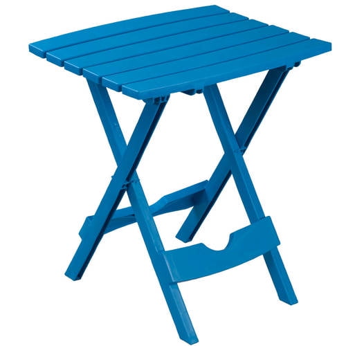 Bright Outdoor Folding Side TableBlue