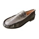 thumbnail image 2 of Zapatos de cuero cómodos casuales de parte inferior plana de manga de color sólido para mujer Wmkox8yii FOPL1835, 2 of 3