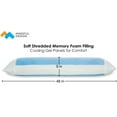 thumbnail image 5 of Mindful Design Cooling Memory Foam Body Pillow - Extra Firm Full Shredded Memory Foam Body Pillow w/ Cooling Gel, Support and Comfort for Stomach and Side Sleepers, 5 of 6