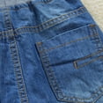 thumbnail image 5 of Kids Jeans for Boys 4-16 Slim Boys Baggy Jeans, Wide Leg Elastic Waist Denim Pants Loose Fit Trousers Vintage Y2K Streetwear Drawstring, 5 of 9